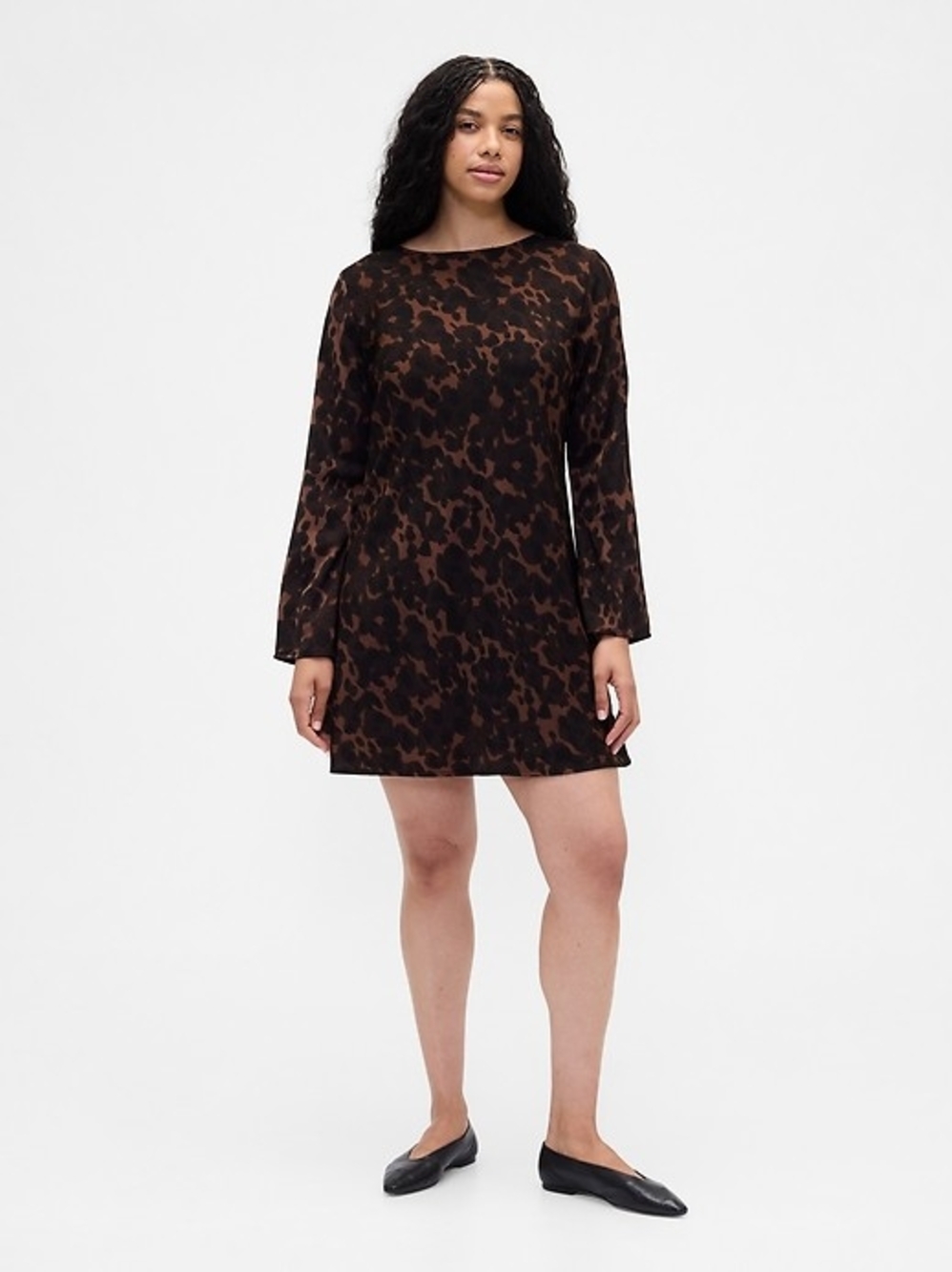 GAP Leopard-Print Mini Dress
